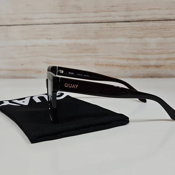 Quay Icy Espresso Brown Sunglasses - Picture 7 of 12